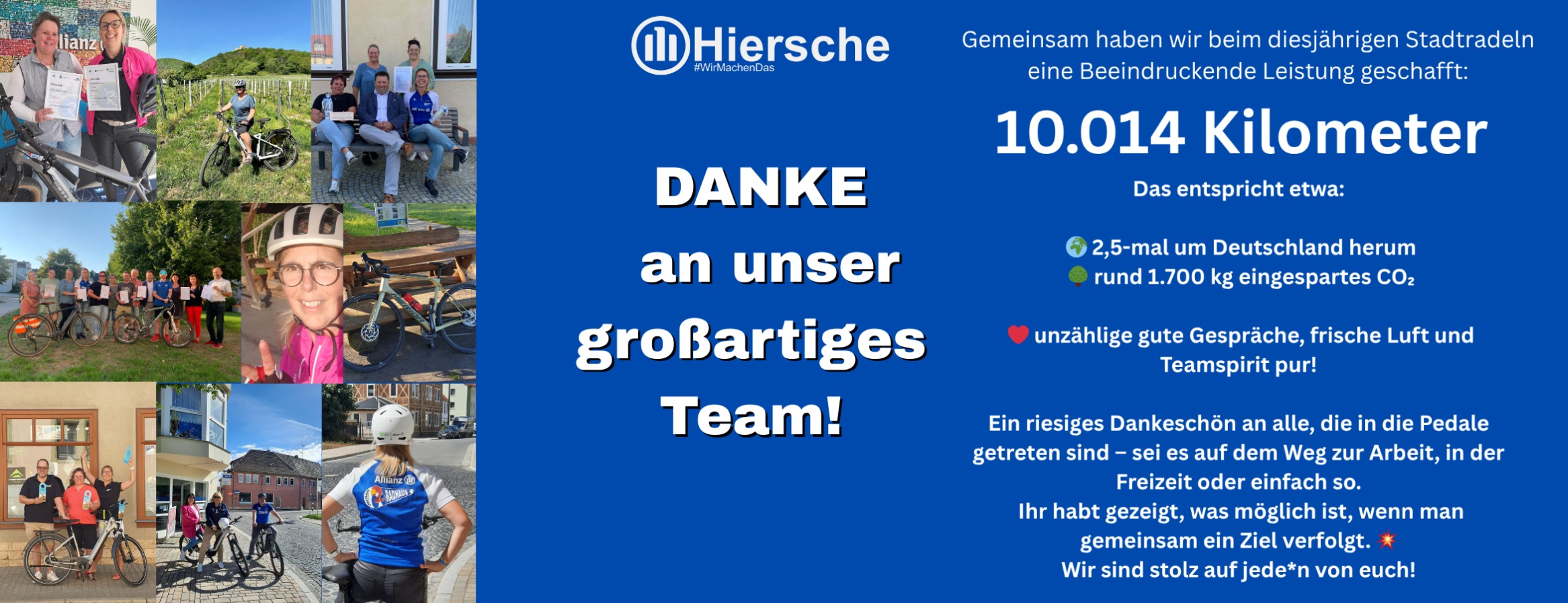 Allianz Versicherung Anja Hiersche Stadtilm - Allianz Hiersche #weilWIRdeinTEAMsind #Stadtradeln