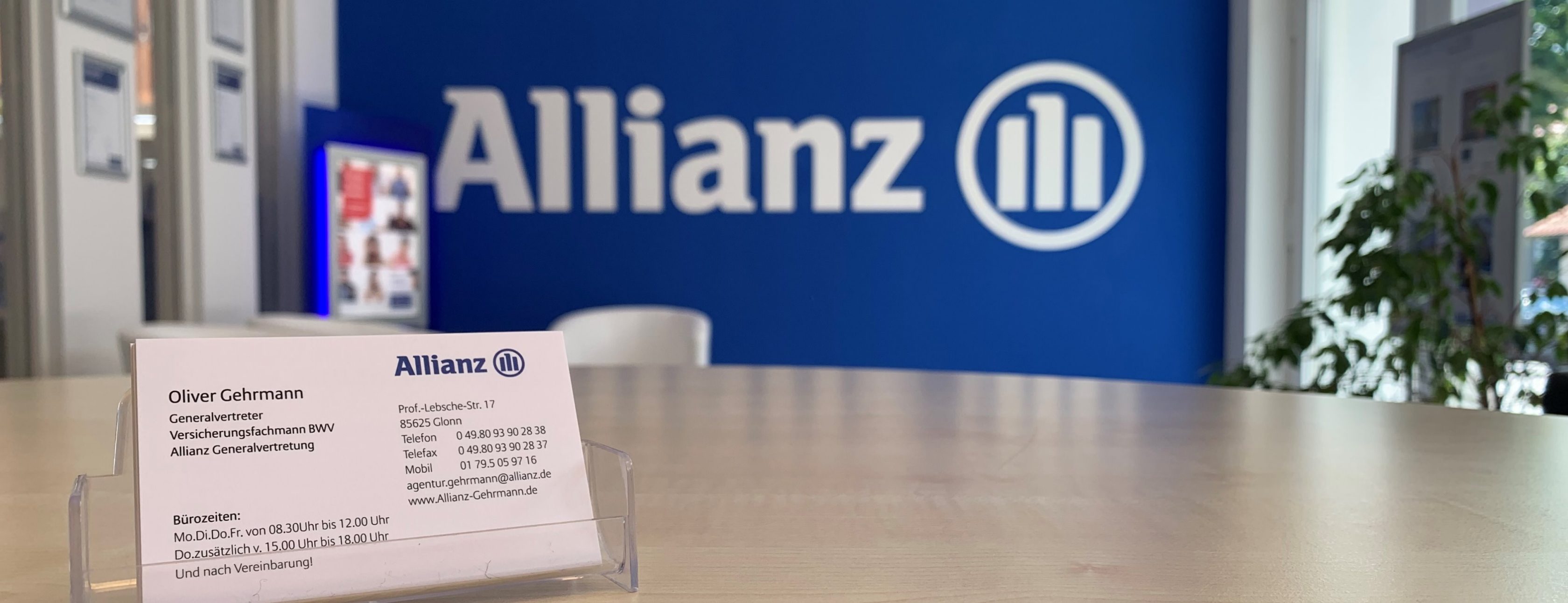 Allianz Versicherung Oliver Gehrmann Glonn - Allianz Generalvertretung Oliver Gehrmann