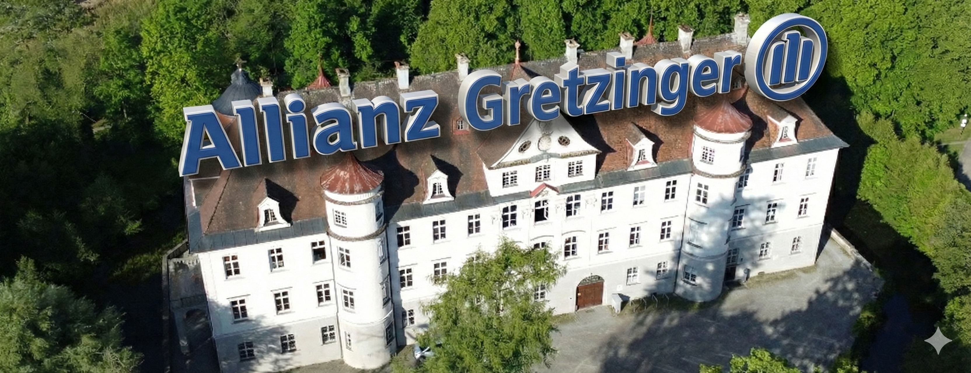 Allianz Versicherung Adrian Gretzinger Bad Waldsee - Büro der Allianz im Schloß Bad Waldsee Sommer