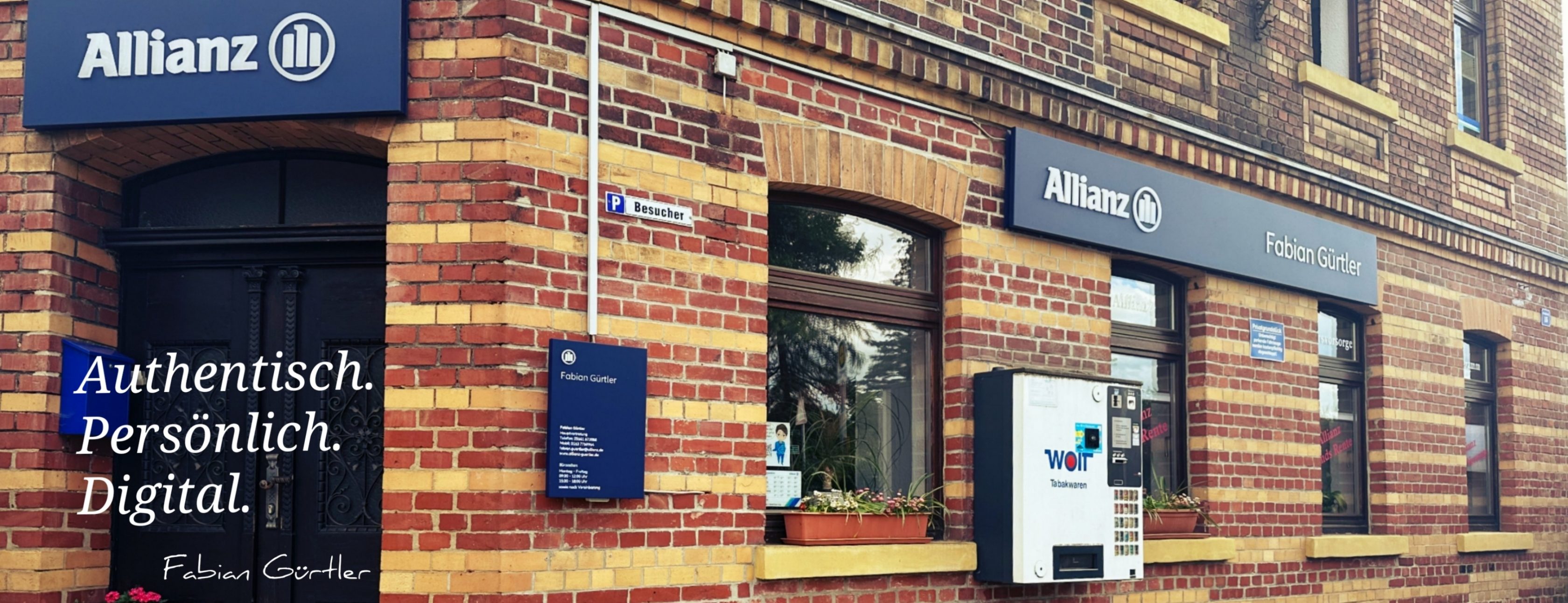 Allianz Versicherung Fabian Gürtler Greiz - Agentur von außen