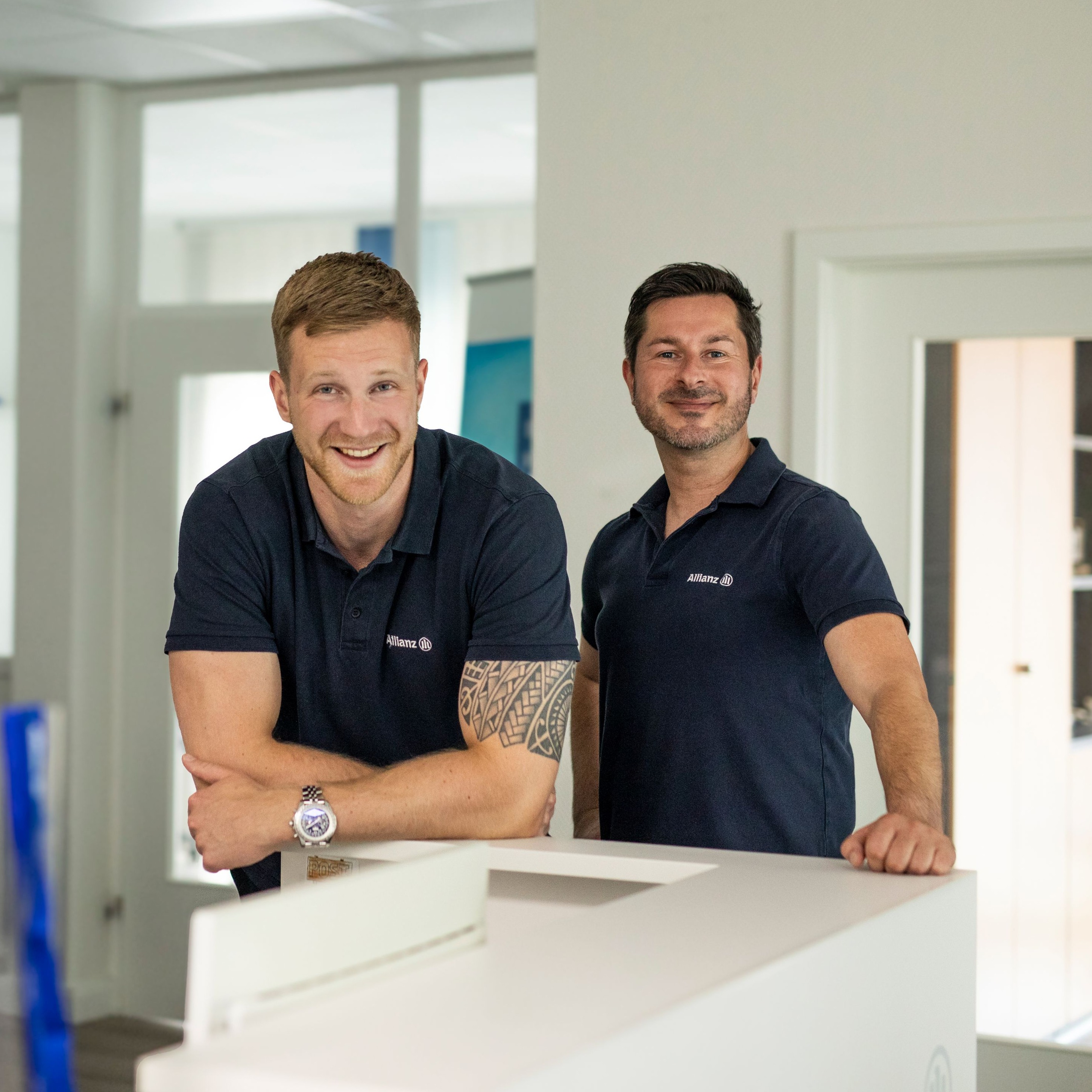 Allianz Versicherung Groth und Stoltz OHG Heide - Gruppenbild Philipp Groth & Robert Stoltz
