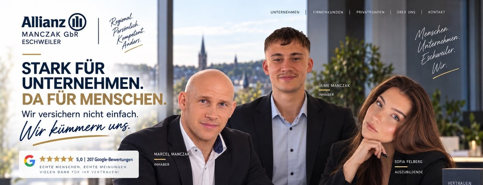 Allianz Versicherung Manczak GbR Eschweiler - Firmenversicherung, Privatversicherung, BKV 