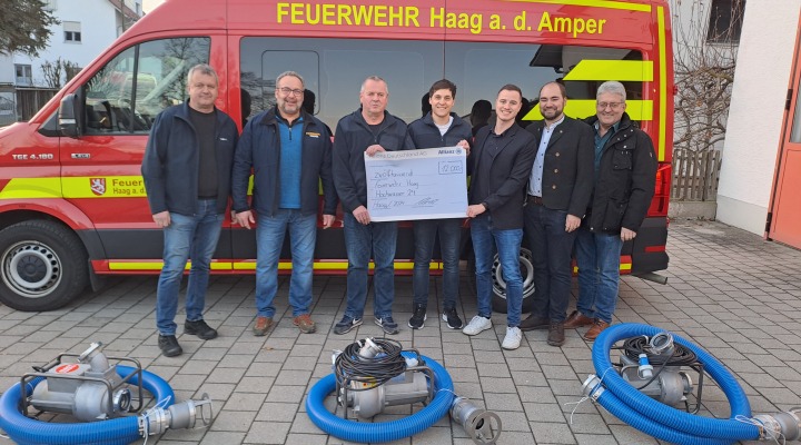 Allianz Versicherung Julian Mendl Zolling - 12.000€ Allianz Spende Feuerwehr Haag