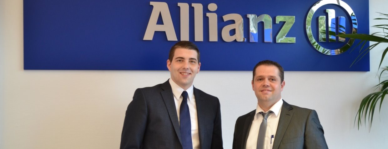 Allianz Versicherung Patrick Keller Trier - Links: Patrick Keller und rechts: Vitali Keller
