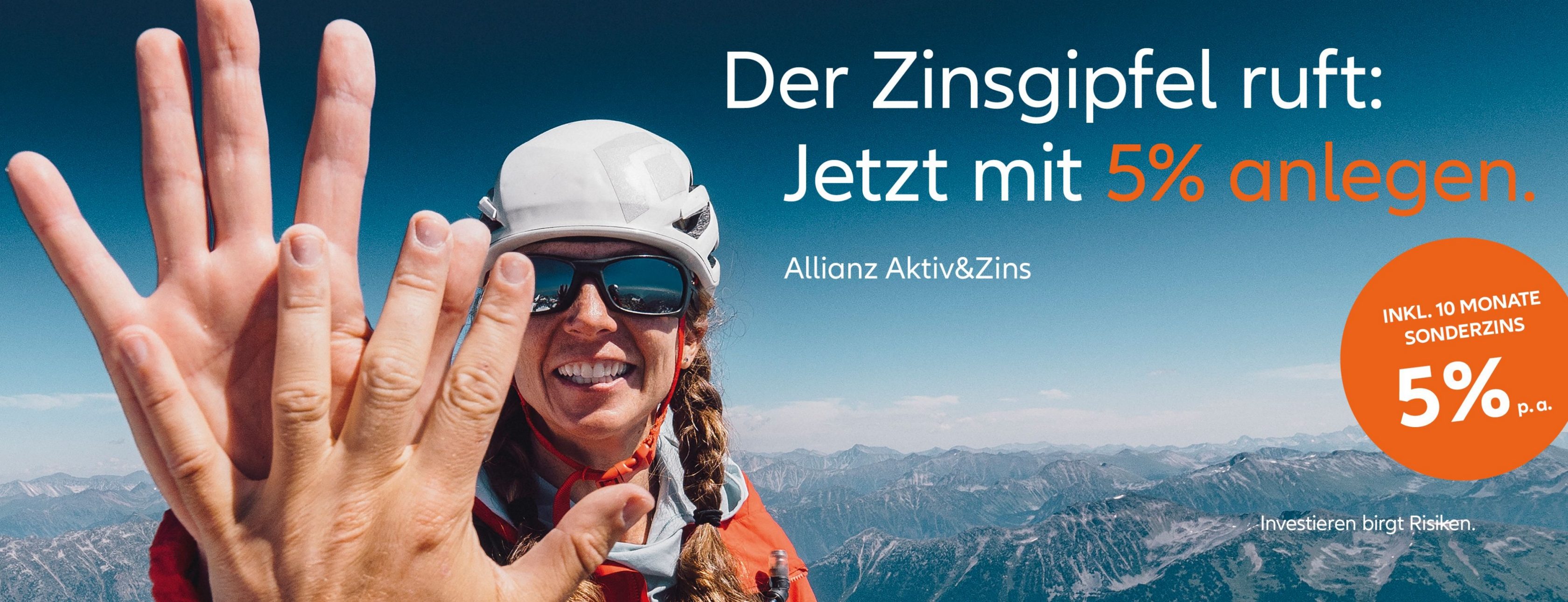 Allianz Versicherung Potratz EGbR Kolkwitz - Zinsgipfel, Werbung Allianz Aktiv&Zins