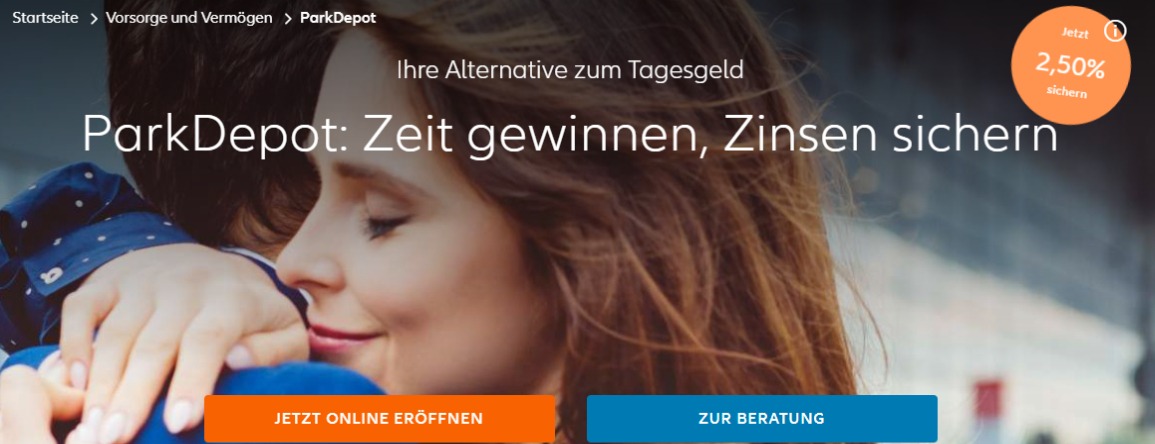 Allianz Versicherung Stefan Schell Hausen - Tagesgeld , Festgeld mit 2,5% p.a. 