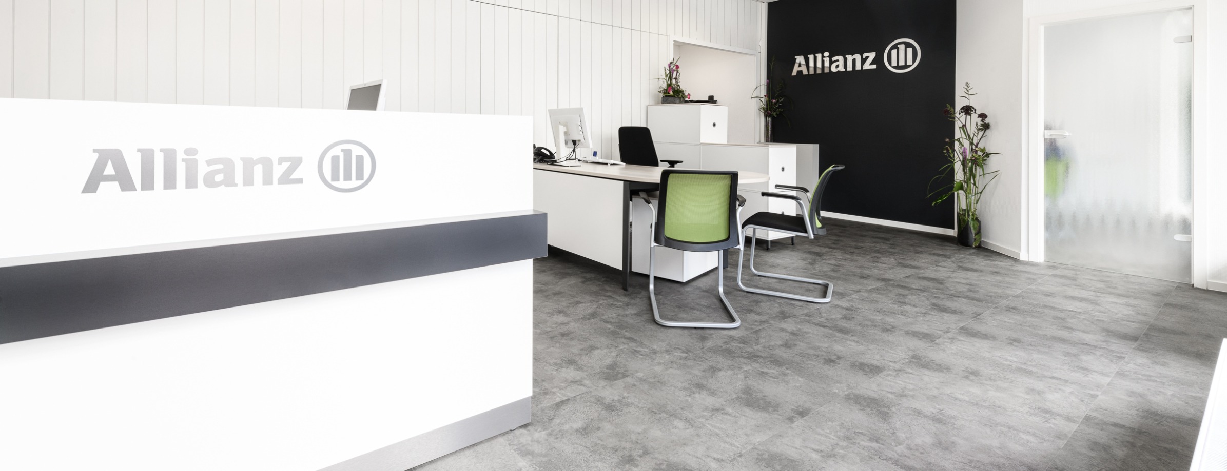 Allianz Versicherung Kevin Tarantino Schwaikheim - Blumenstraße 2 Büro Herzlich Willkommen Tarantino