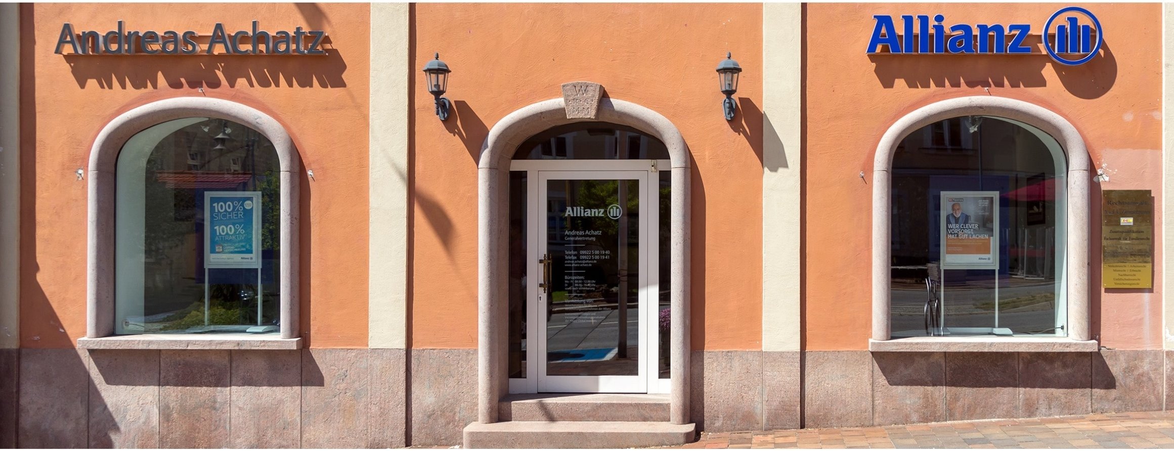 Allianz Versicherung Andreas Achatz Zwiesel - Aussenansicht Agentur
