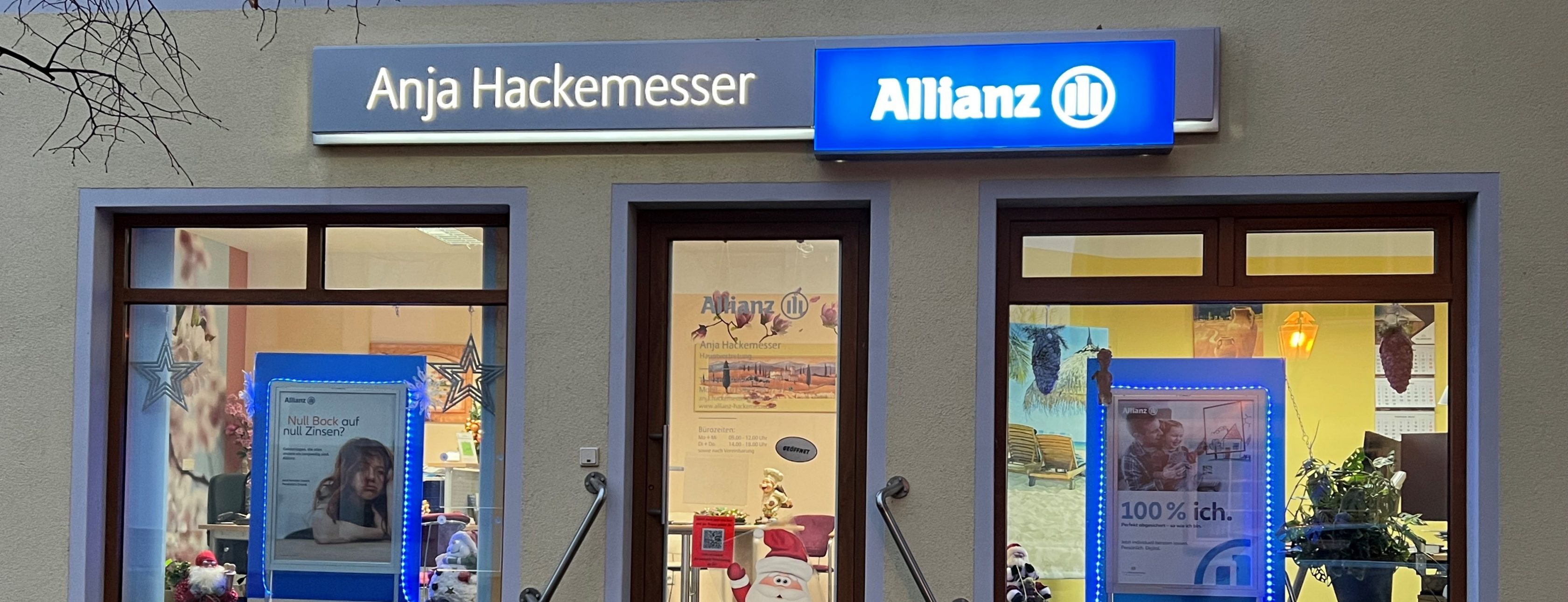 Allianz Versicherung Anja Hackemesser Bad Düben - Außenansicht meiner Agentur