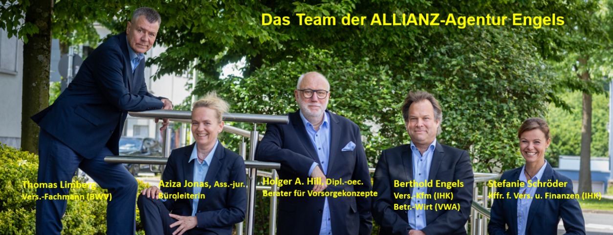 Allianz Versicherung Berthold Engels e.K. Essen - Teamfoto