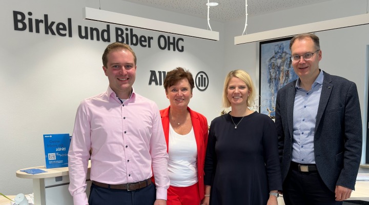 Allianz Versicherung Birkel und Biber OHG Pleinfeld - Agenturbesuch Schadenvorständin, Frau Dr. Bakker