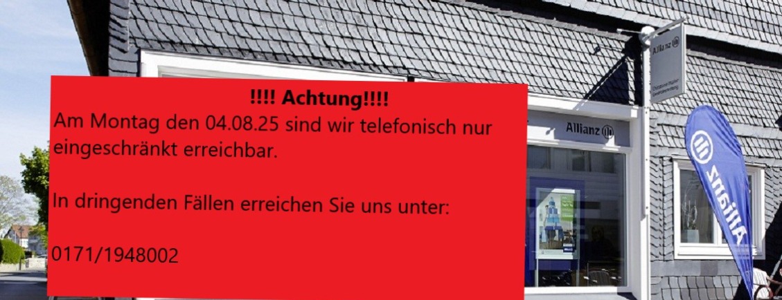 Allianz Versicherung Christiane Müller Geseke - Januar 25