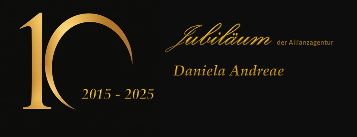 Allianz Versicherung Daniela Andreae Köthen Anhalt - Jubiläum,allianz,köthen,meilenstein,golddesign,10