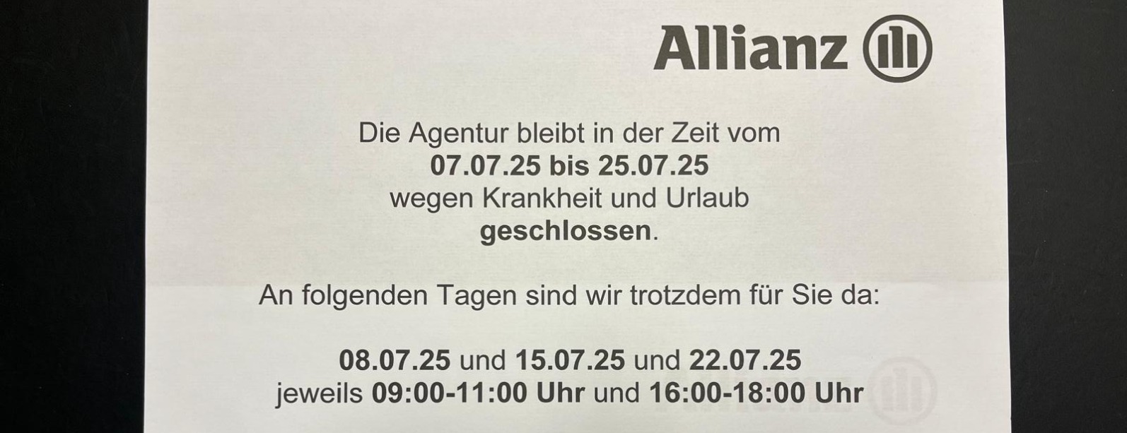 Allianz Versicherung Falk Schmutzler Borsdorf - Bürocontainer während Sanierung
