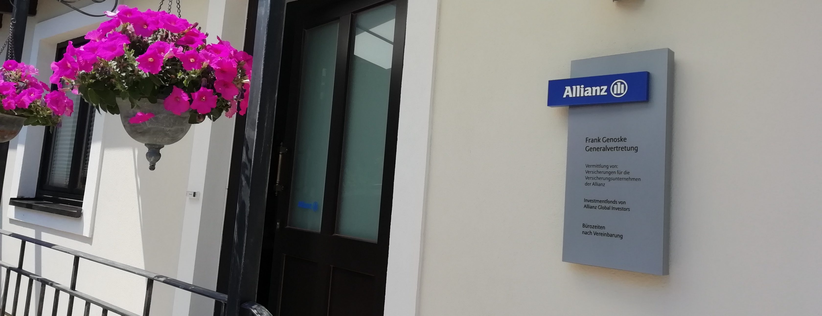 Allianz Versicherung Frank Genoske Teltow - Eingang Agentur