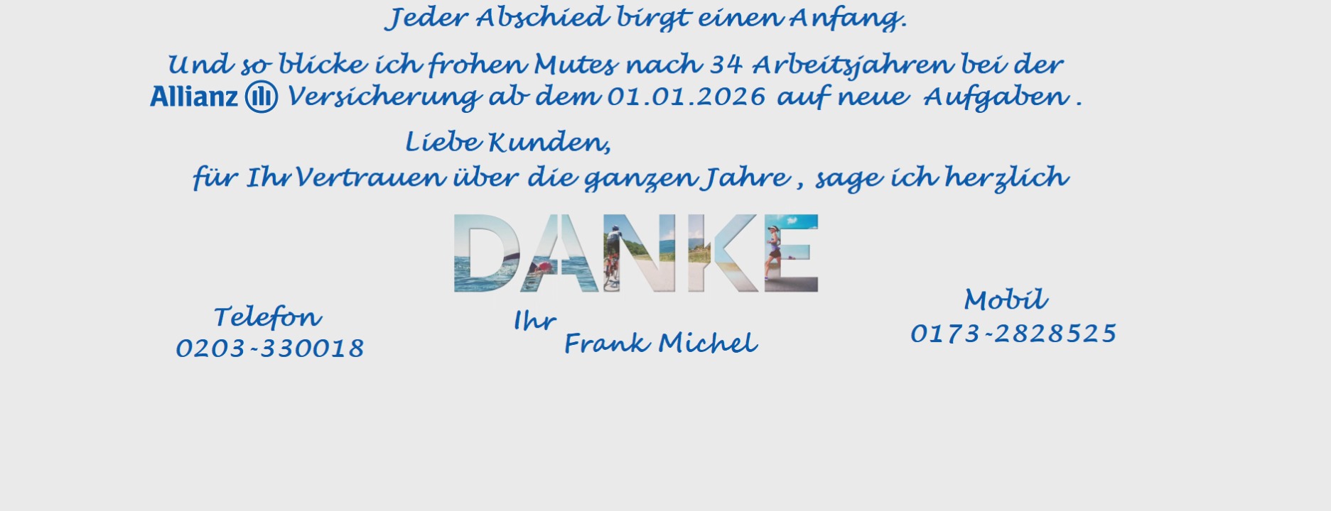 Allianz Versicherung Frank Michel Duisburg - Vorsorge#byFrankMichel#Lebensversicherung