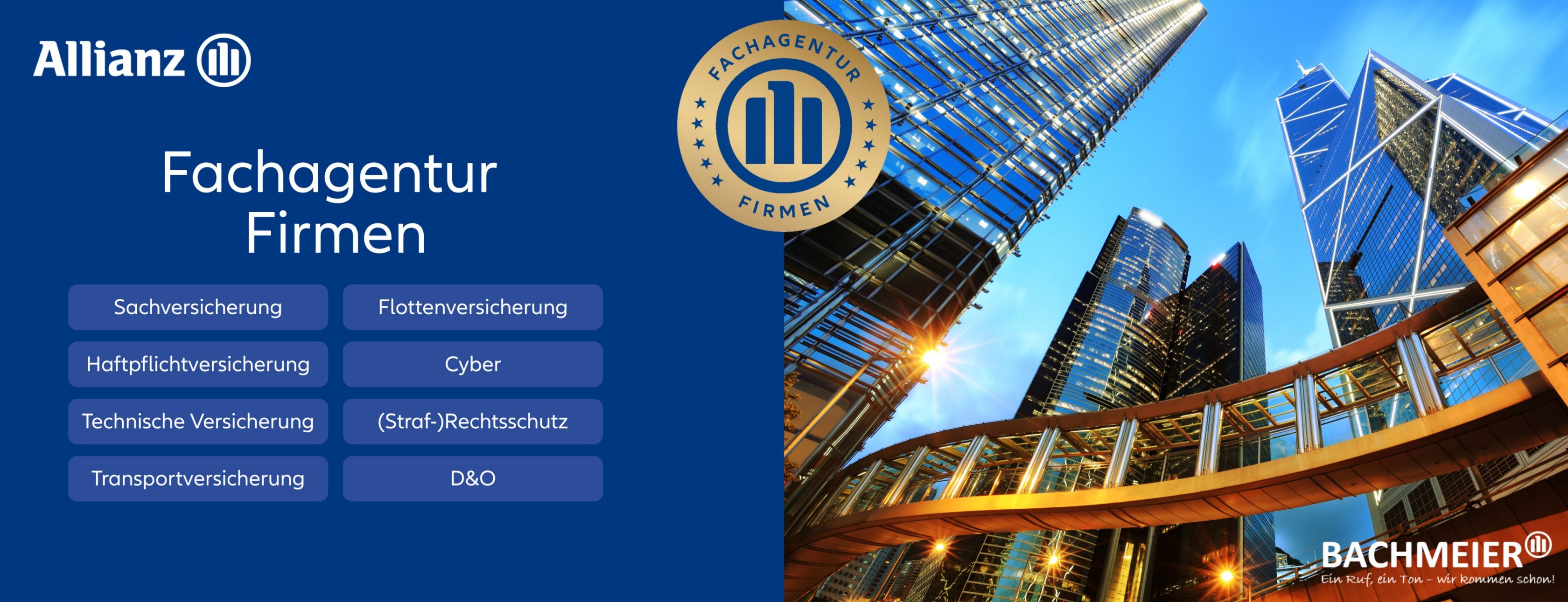 Allianz Versicherung Fritz Bachmeier Albaching - Fachagentur Firmen