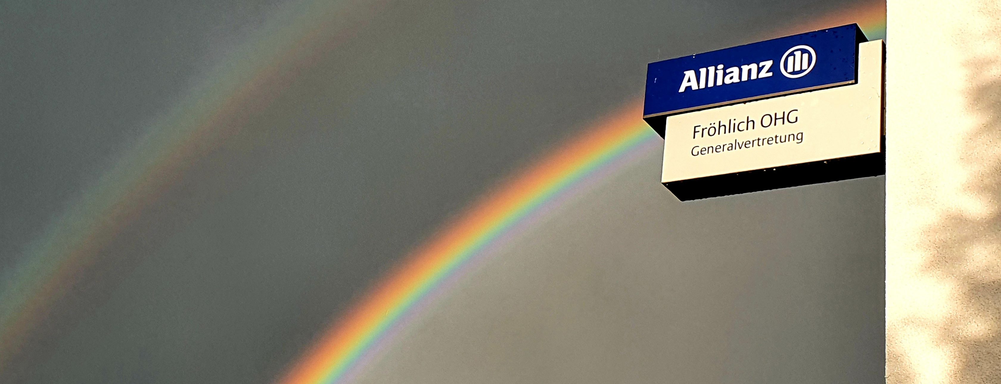 Allianz Versicherung Fröhlich OHG Fellbach - 2x Regenbogen