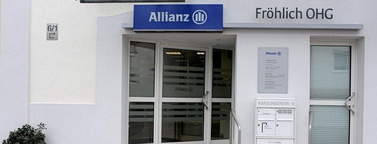 Allianz Versicherung Fröhlich OHG Fellbach - Aussenansicht