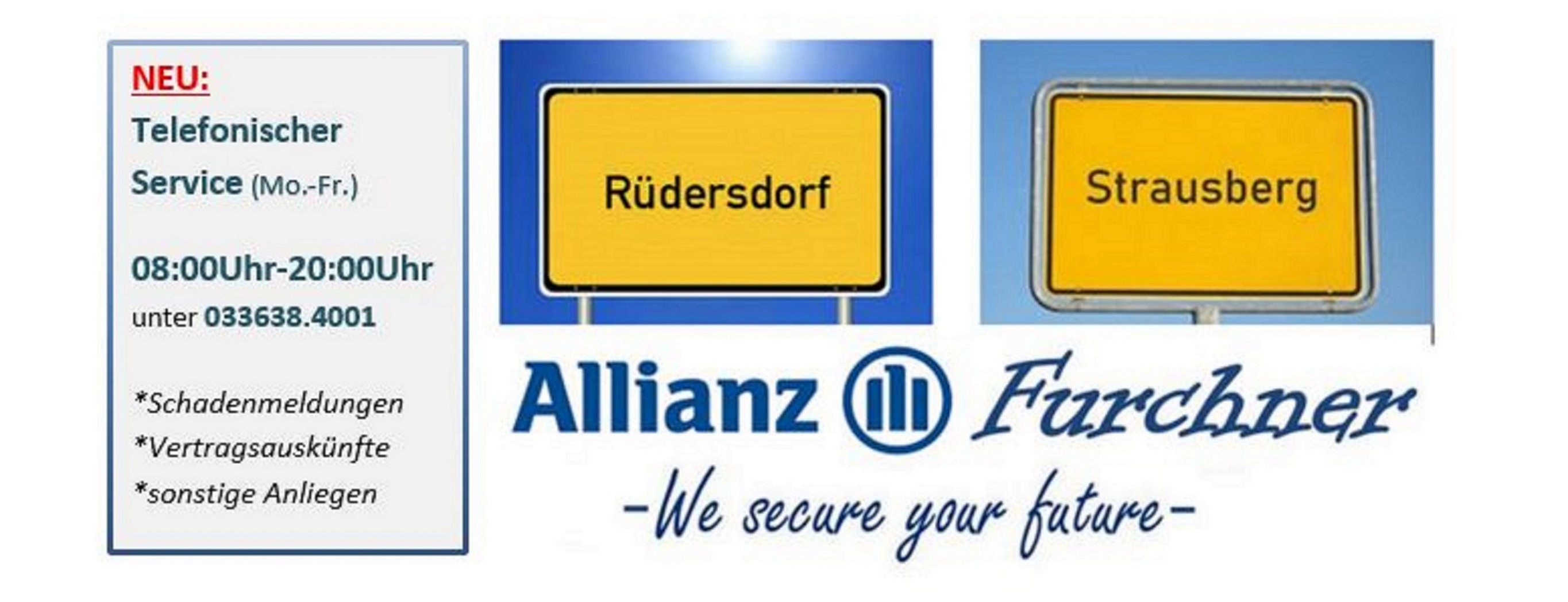 Allianz Versicherung Hanjo Furchner Rüdersdorf - Ihre Allianz Agenturen in Rüdersdorf & Strausberg