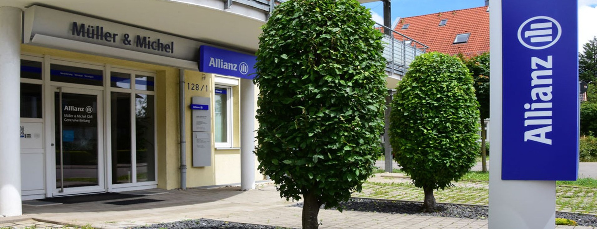 Allianz Versicherung Frank Müller Ludwigsburg - Allianz Generalvertretung Eingangsbereich