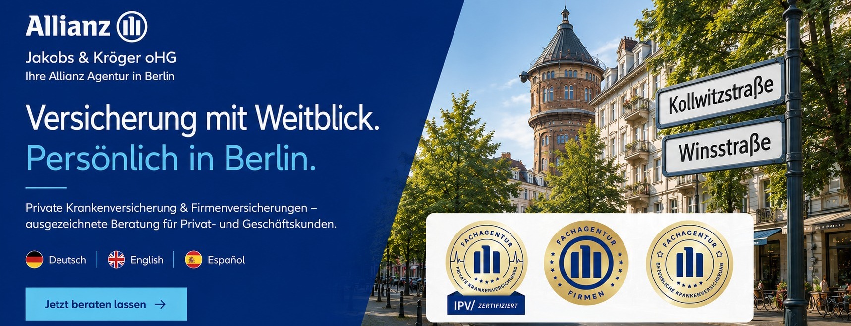 Allianz Versicherung Jakobs und Kröger OHG Berlin - Allianz Jakobs Kröger OHG Berlin Pankow Prenzl