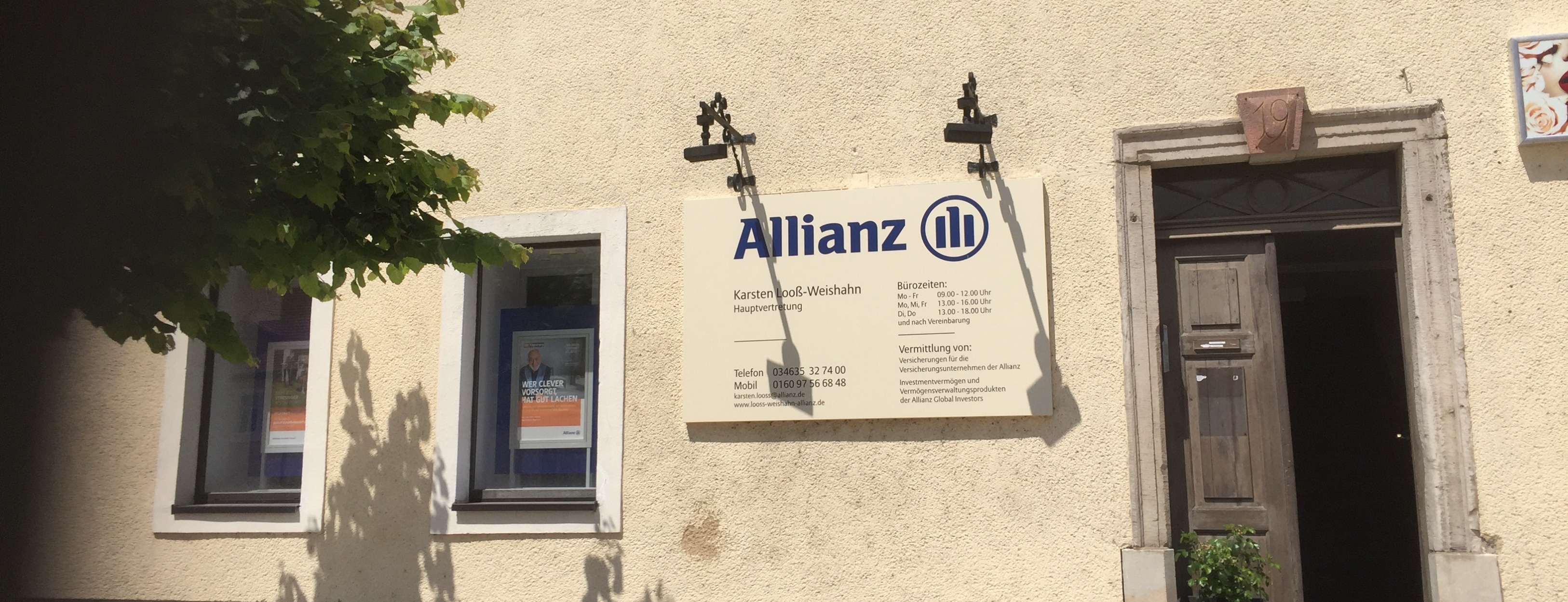 Allianz Versicherung Karsten Looß-Weishahn Bad Lauchstädt - Baufinanzierung Bad Lauchstädt Saalekreis Halle 