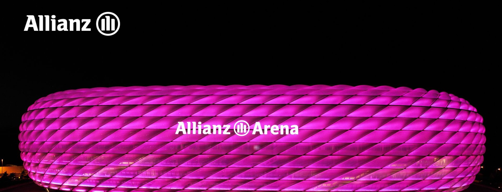Allianz Versicherung Katrin Mildner Leipzig - Allianz Arena pink