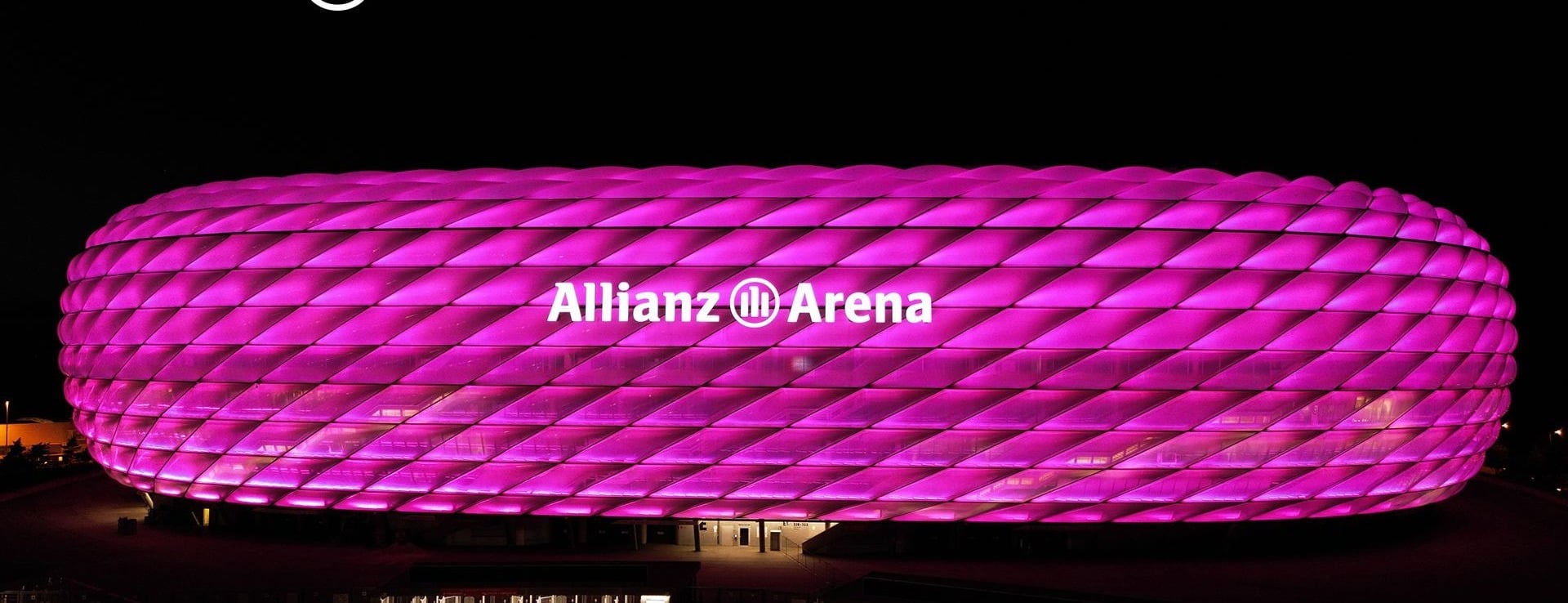 Allianz Versicherung Katrin Mildner Leipzig - Allianz Arena in pink