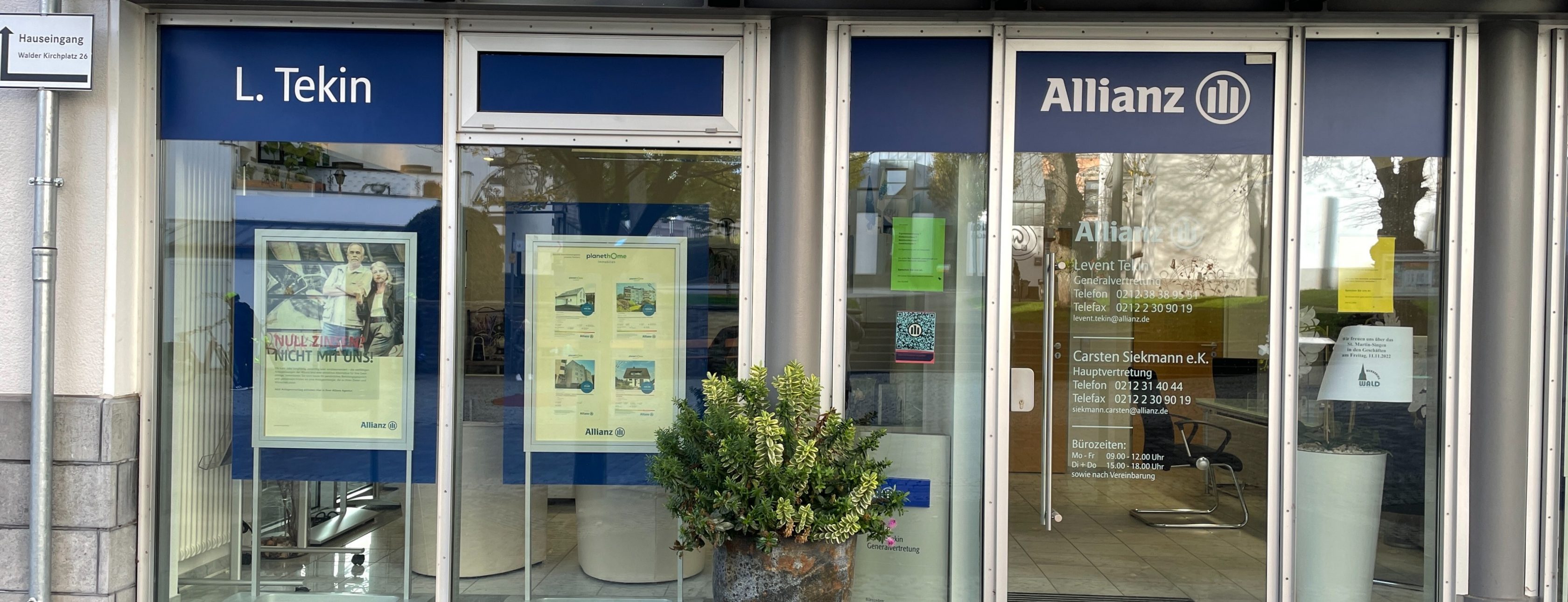 Allianz Versicherung Levent Tekin Solingen - Titelbild