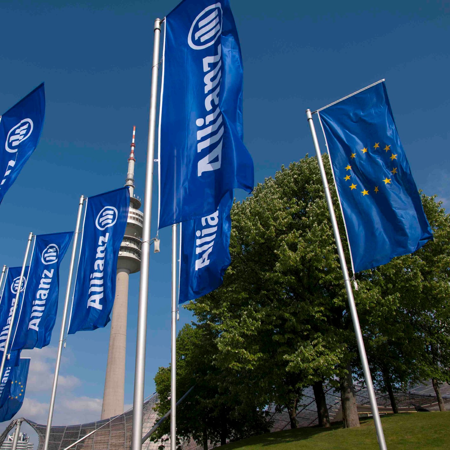 Allianz Versicherung Martin Ronig Bottrop - Flaggen