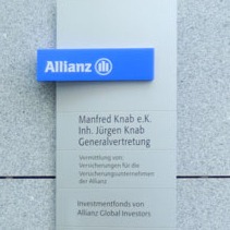 Allianz Versicherung Manfred Knab e.K. Inh. Jürgen Knab Köln - Agenturschild