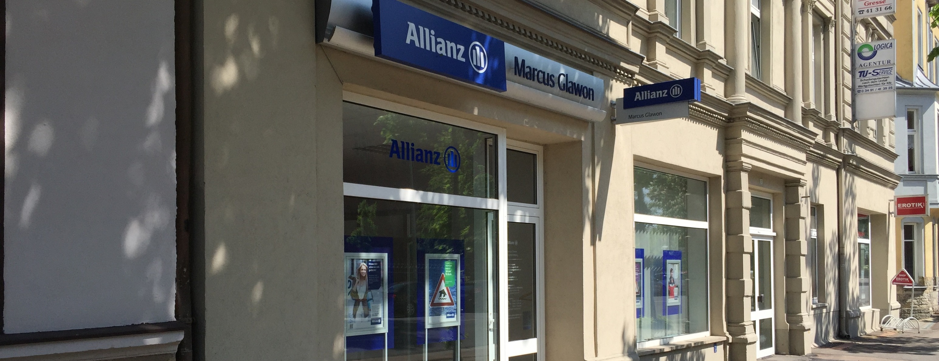 Allianz Versicherung Marcus Glawon Lutherstadt Wittenberg - Allianz Glawon Wittenberg Eingang