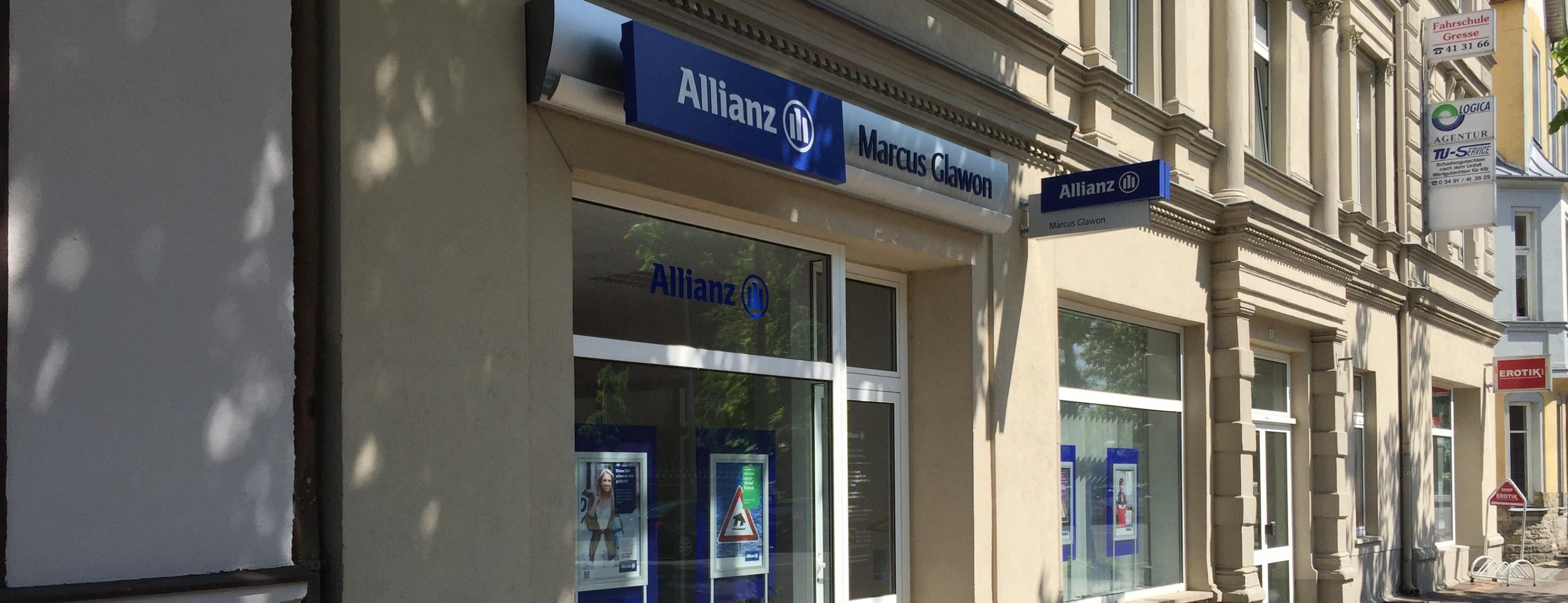 Allianz Versicherung Marcus Glawon Lutherstadt Wittenberg - Allianz Glawon Wittenberg Eingang