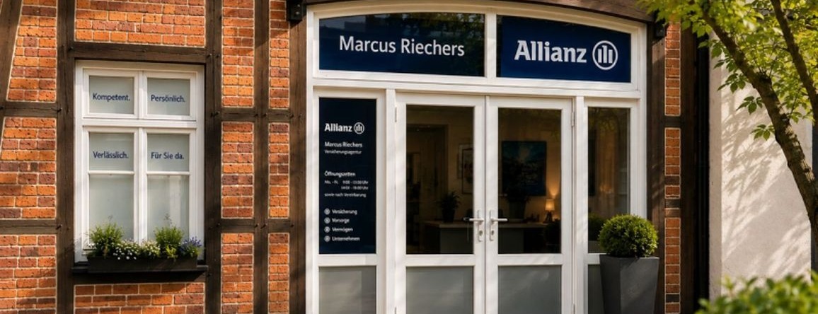 Allianz Versicherung Marcus Riechers Werne - Büro Eingang