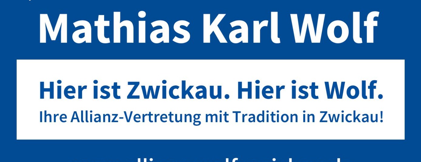 Allianz Versicherung Mathias Karl Wolf Zwickau - Titelbild