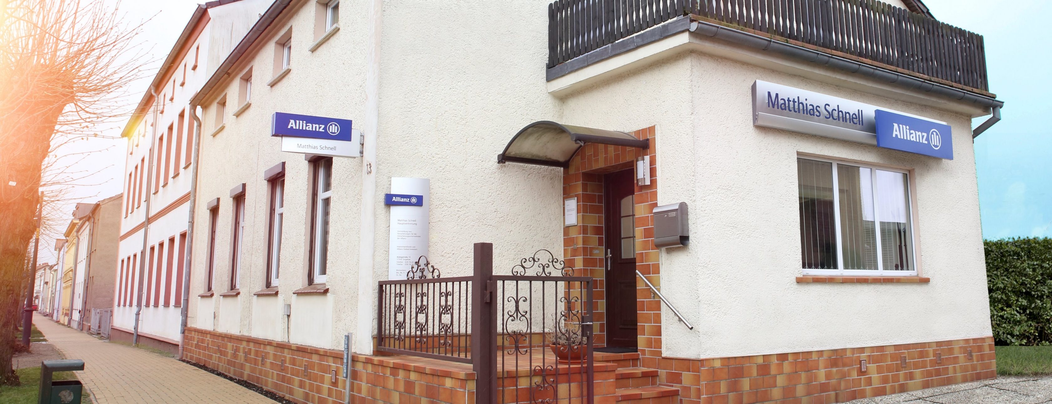 Allianz Versicherung Matthias Schnell Torgelow - Eingangsbereich der Agentur in Torgelow