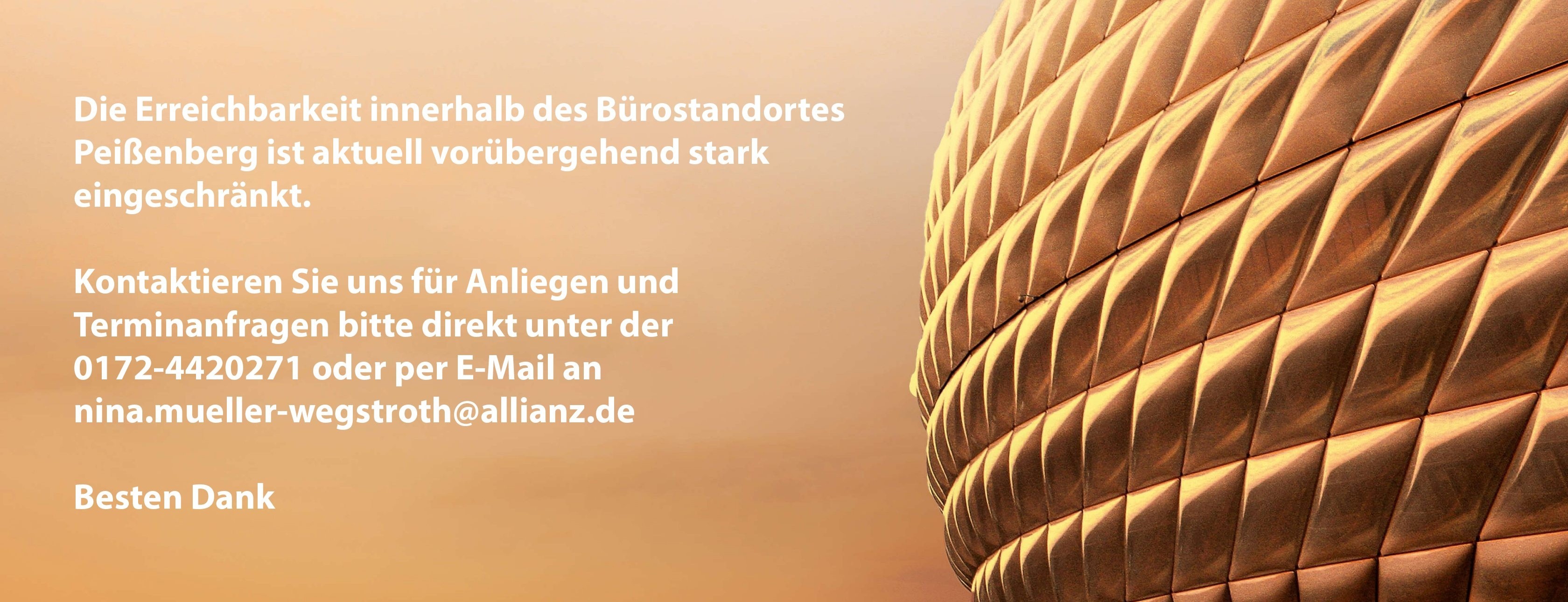Allianz Versicherung Nina Maria Müller-Wegstroth Peißenberg - Titelbild