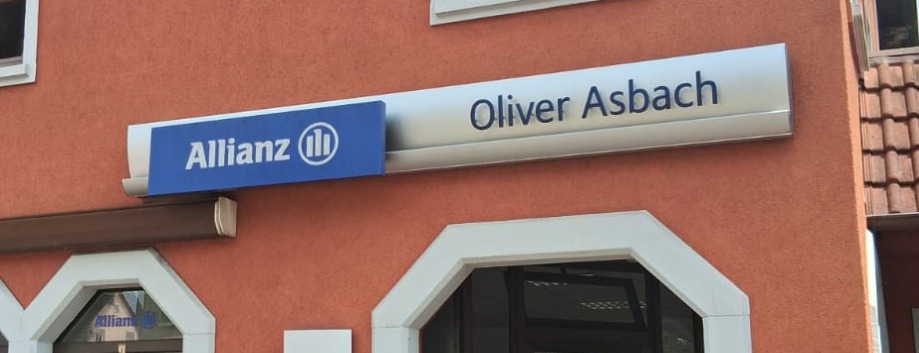Allianz Versicherung Oliver Asbach Teningen - Büro Außendarstellung