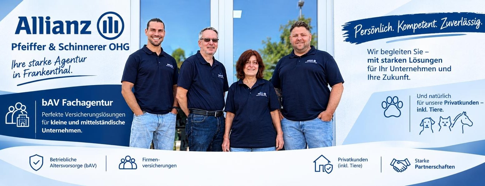 Allianz Versicherung Pfeiffer u.Schinnerer OHG Frankenthal Pfalz - Allianz Agentur Pfeiffer & Schinnerer OHG