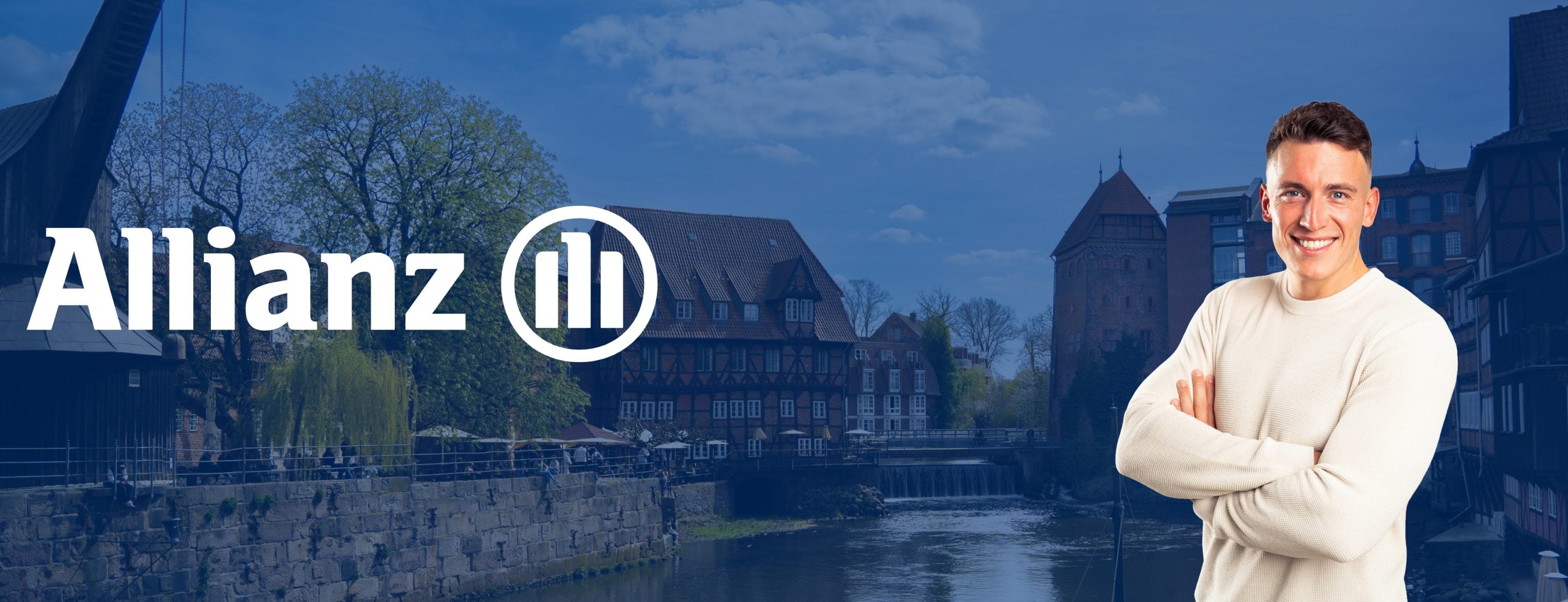 Allianz Versicherung Philip Alexander Schreyer Lüneburg - Banner Blau Stint Frühling