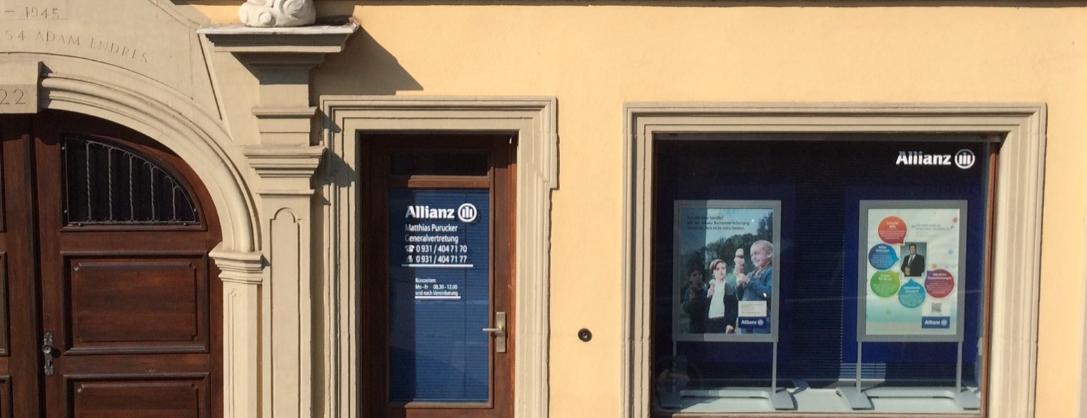 Allianz Versicherung Matthias Purucker Würzburg - Wir sind für Sie da.