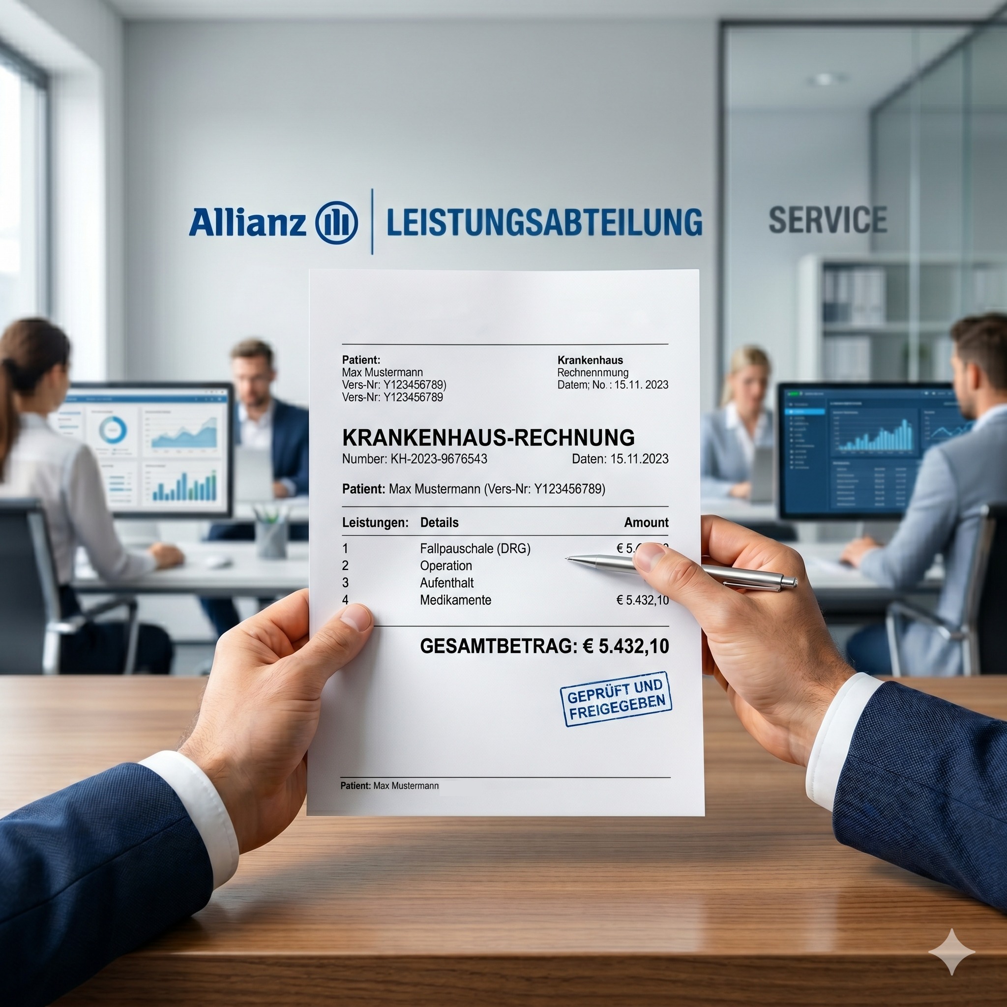 Allianz Versicherung Agentur Stemmer Detmold - Krankenversicherung Leistungsabteilung