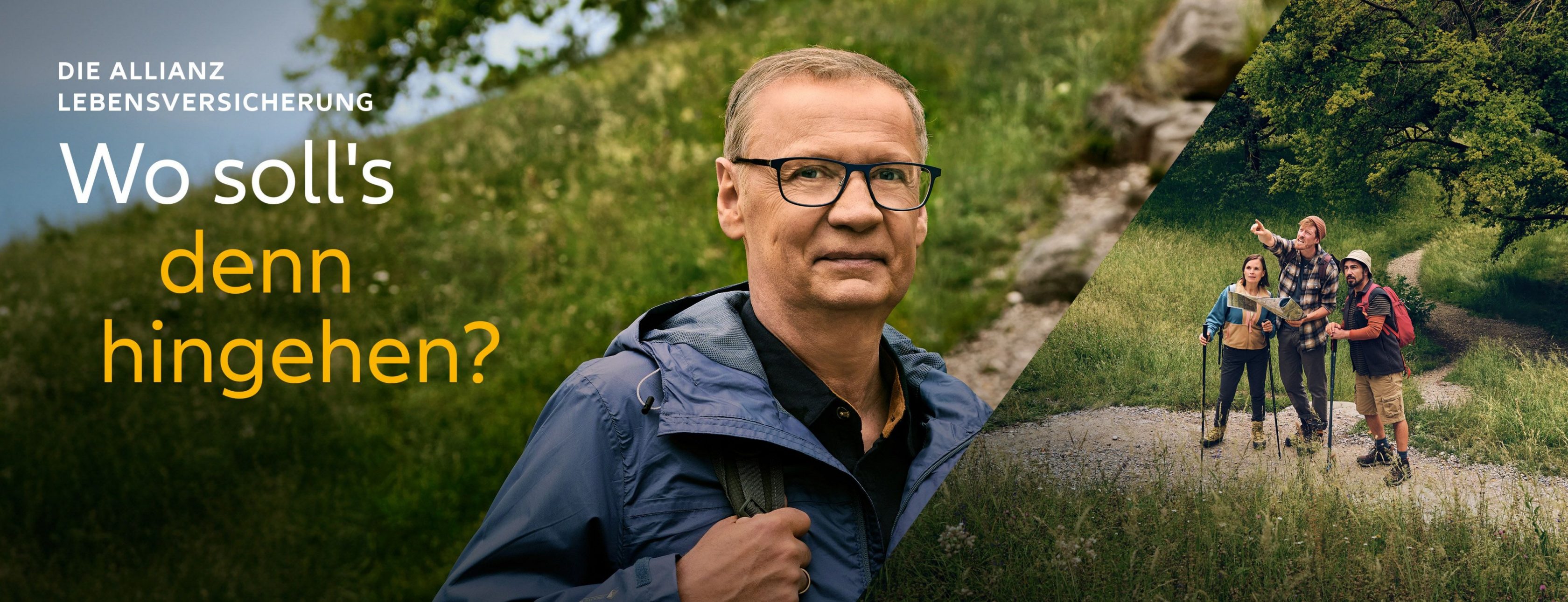 Allianz Versicherung Sascha Wiemann Lage - Lebenkampagne mit Günther Jauch