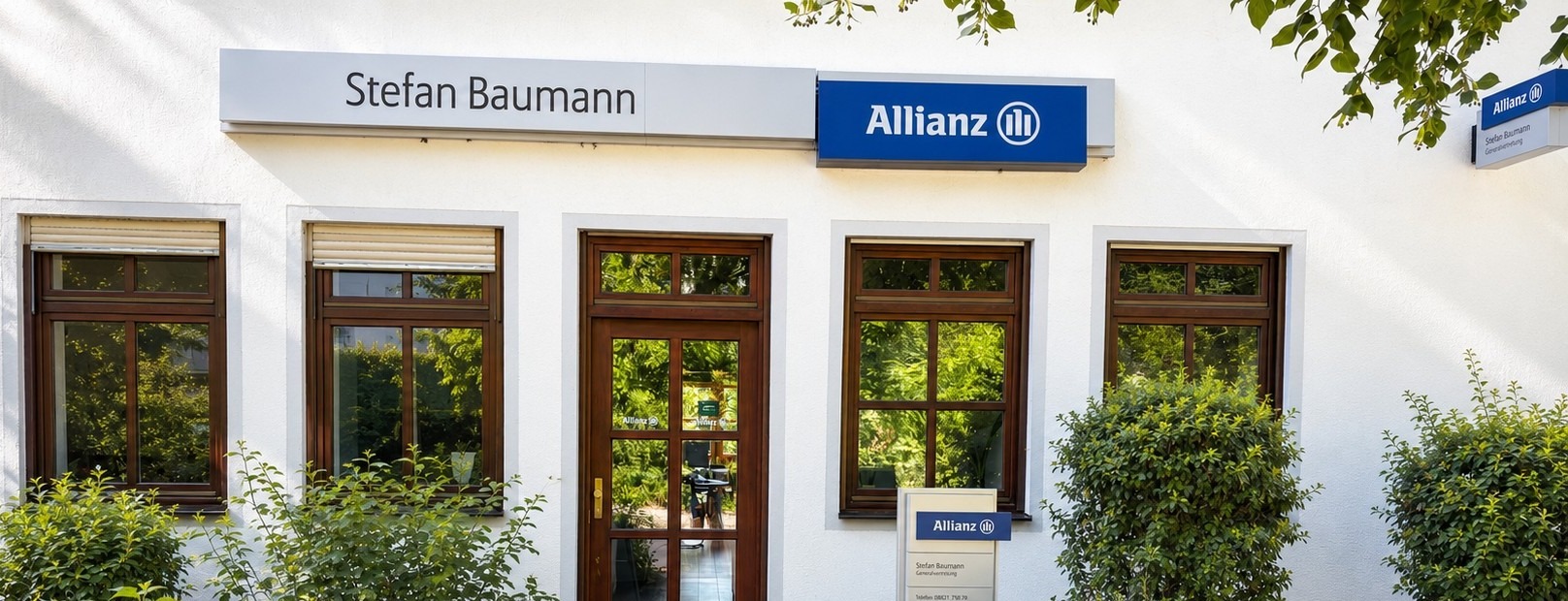 Allianz Versicherung Stefan Baumann Langenbach - Aussenansicht Büro Allianz Generalvertretung Stefan Baumann Freisinger Str. 8 85416 Langenbach