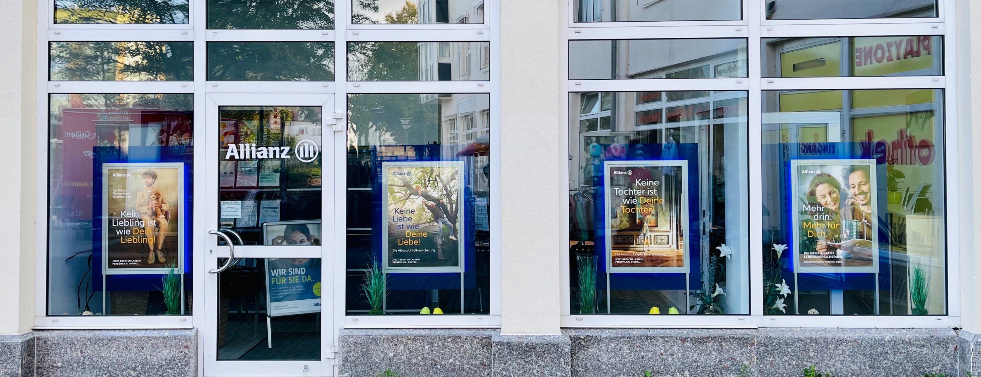 Allianz Versicherung Thomas Reichelt Leipzig - Agentur schaufenster