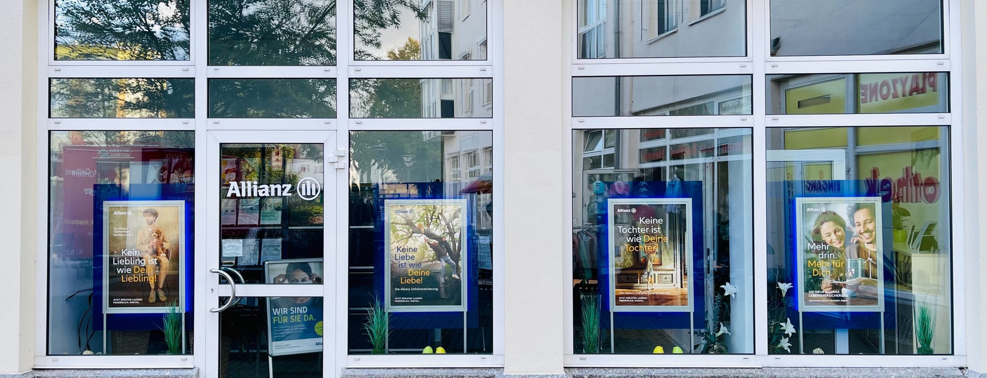 Allianz Versicherung Thomas Reichelt Leipzig - Agentur schaufenster