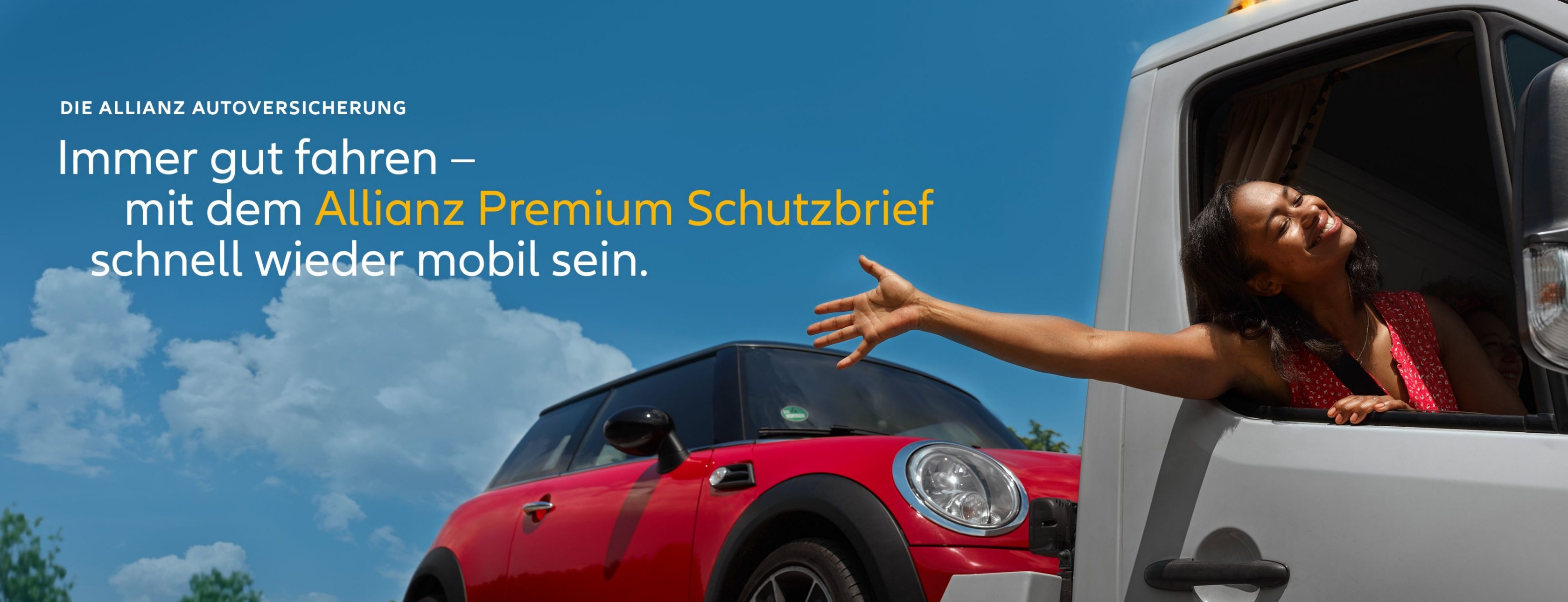 Allianz Versicherung Tim Seifert Stuttgart - Allianz Premium Schutzbrief Auto mini cooper Frau