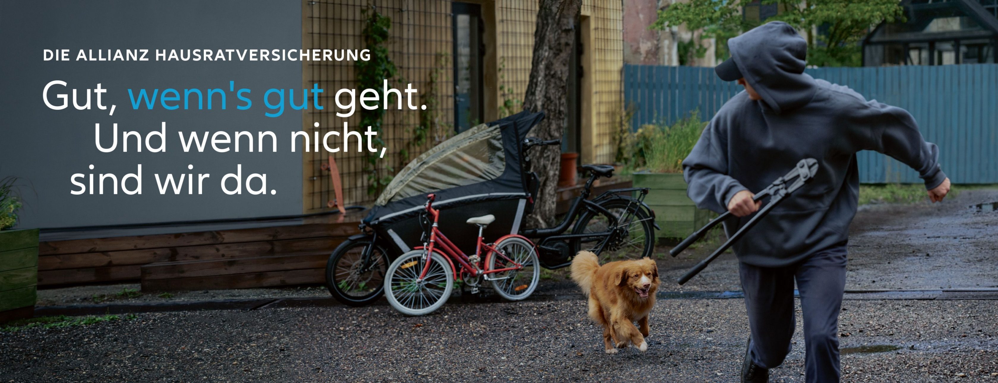 Allianz Versicherung Uwe Deichen Berlin - Einbrecher rennt vor Hund weg