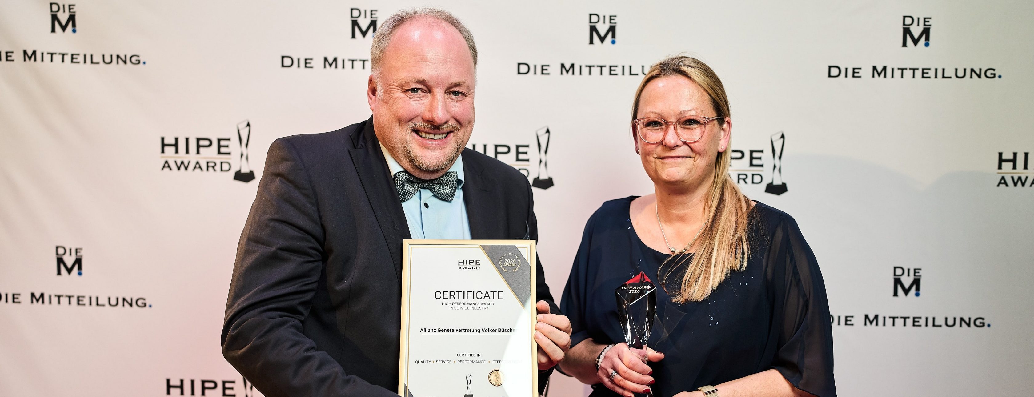 Allianz Versicherung Volker Büscher Köln - HIPE-AWARD 2026 für echte Kundenbegeisterung 